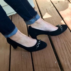 Black Suede Heels